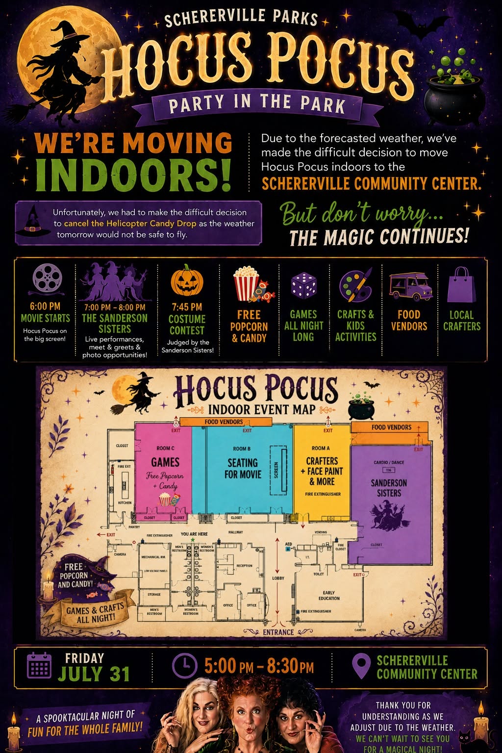 Hocus Pocus Movie in he Park